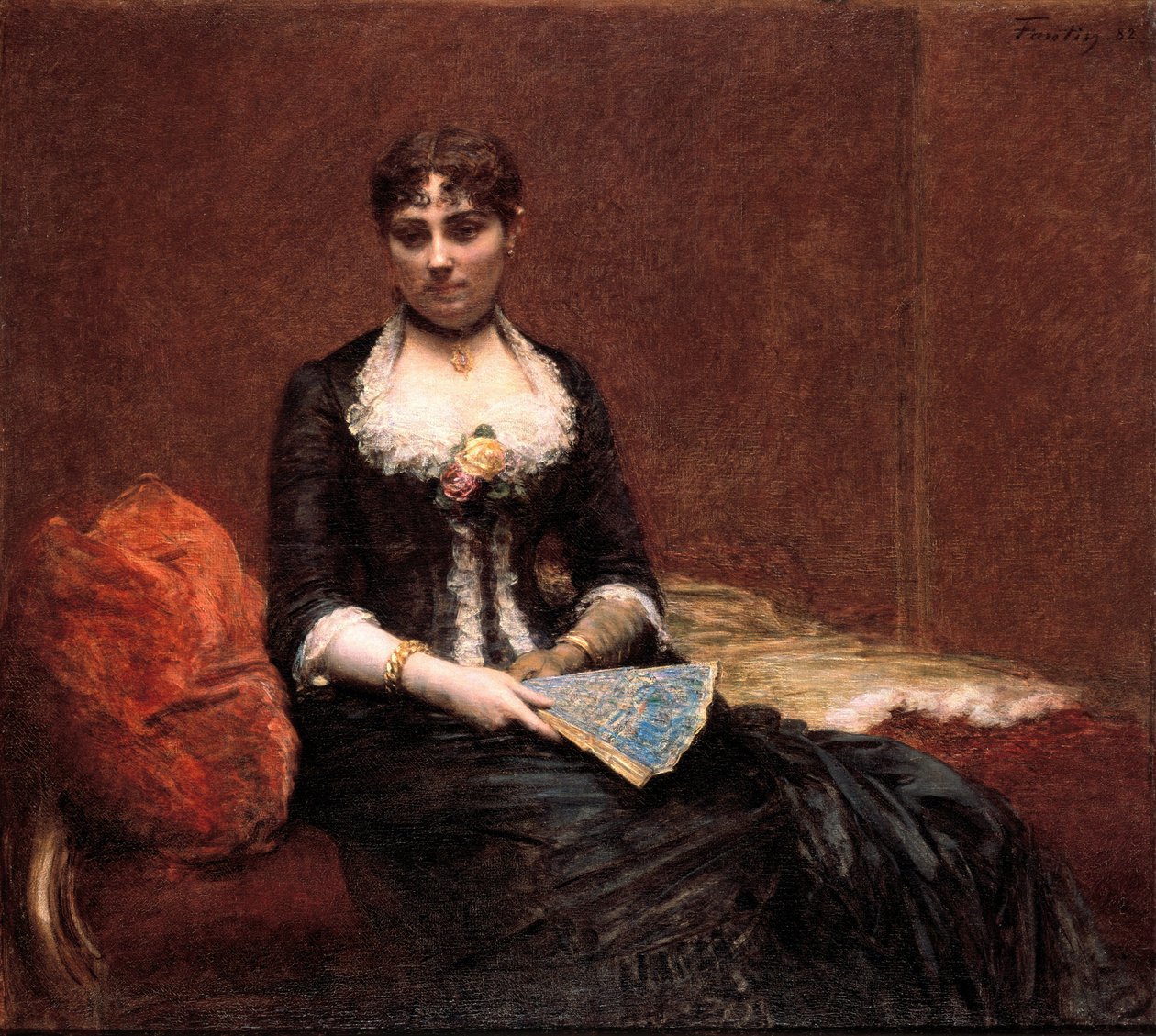 Portrait of Madame Léon Maître by Henri Fantin-Latour