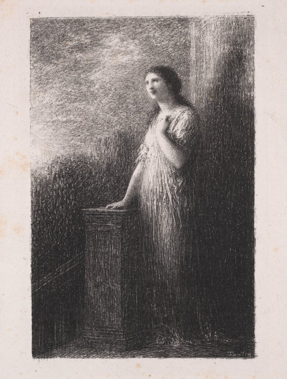 Confiding in the Night by Ignace Henri Jean Fantin Latour