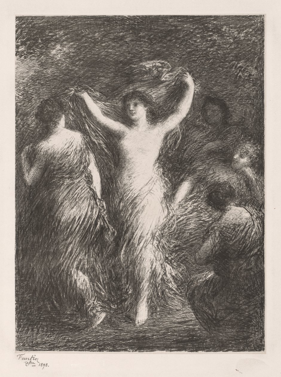 Dancing by Ignace Henri Jean Fantin Latour