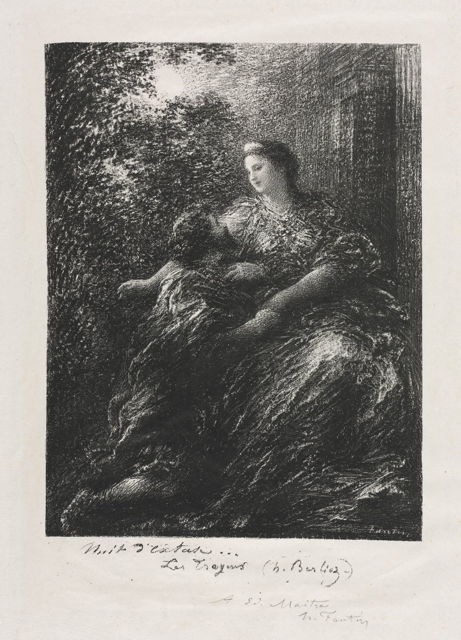 Duet of the Trojans by Ignace Henri Jean Fantin Latour