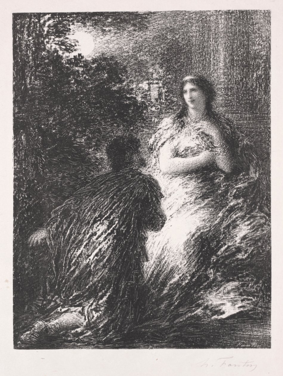 Duo of the Trojans by Ignace Henri Jean Fantin Latour