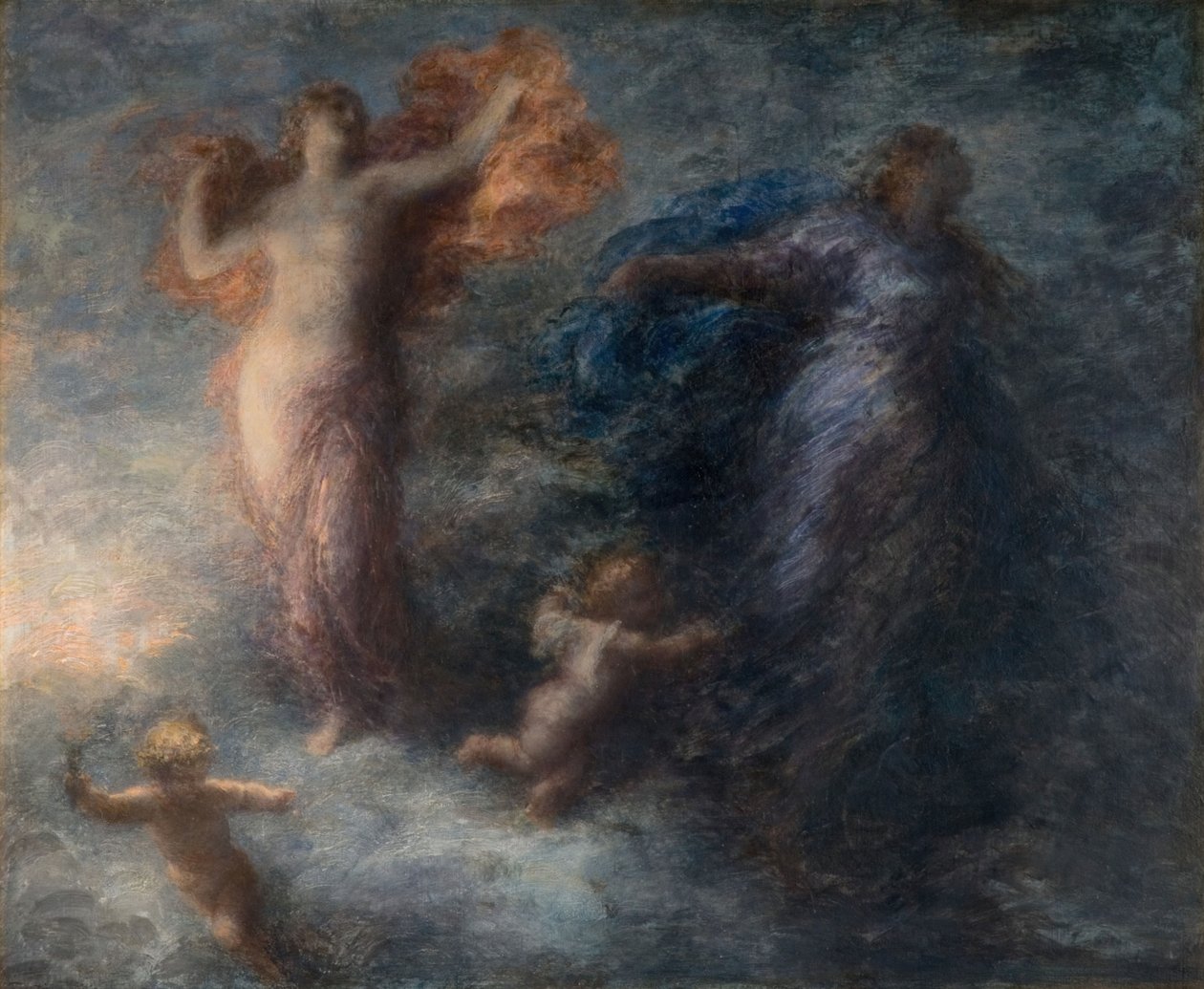 Dawn and the Night, 1894 by Ignace Henri Jean Fantin Latour