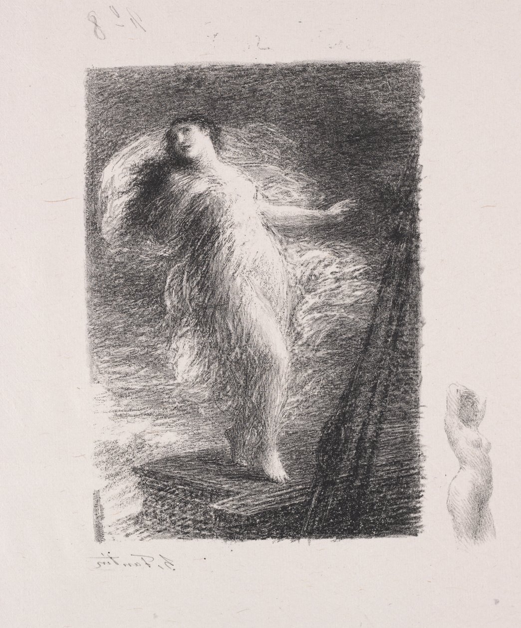 The Young Tarentine by Ignace Henri Jean Fantin Latour