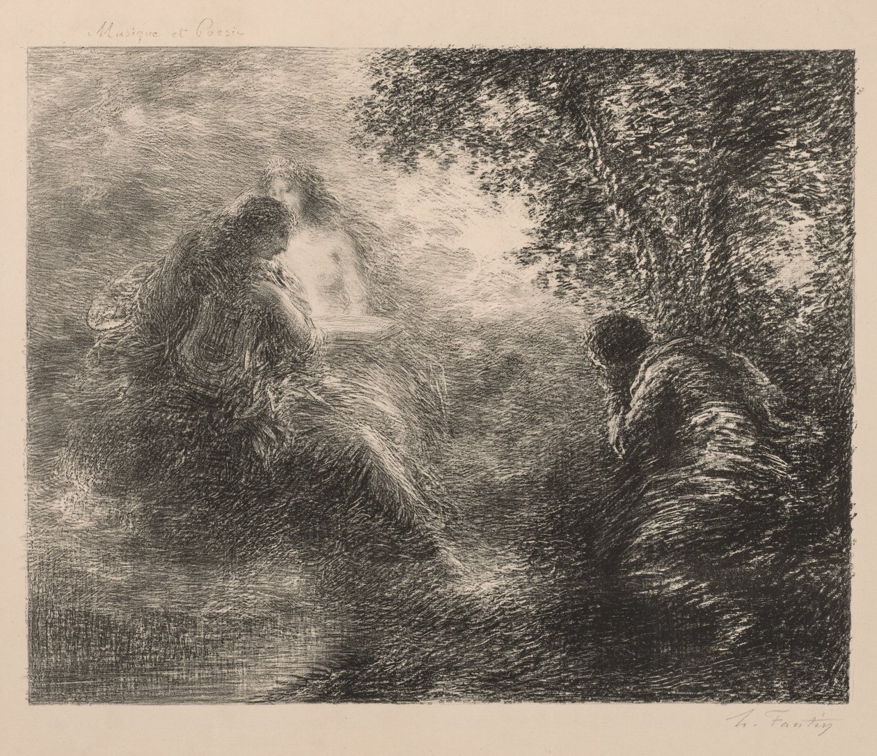 Music and Poetry by Ignace Henri Jean Fantin Latour