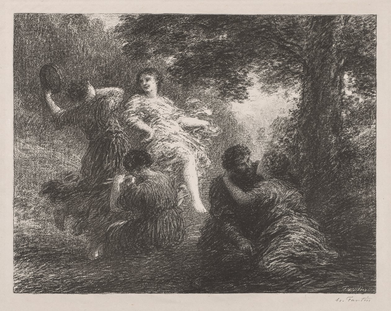 Pastoral by Ignace Henri Jean Fantin Latour
