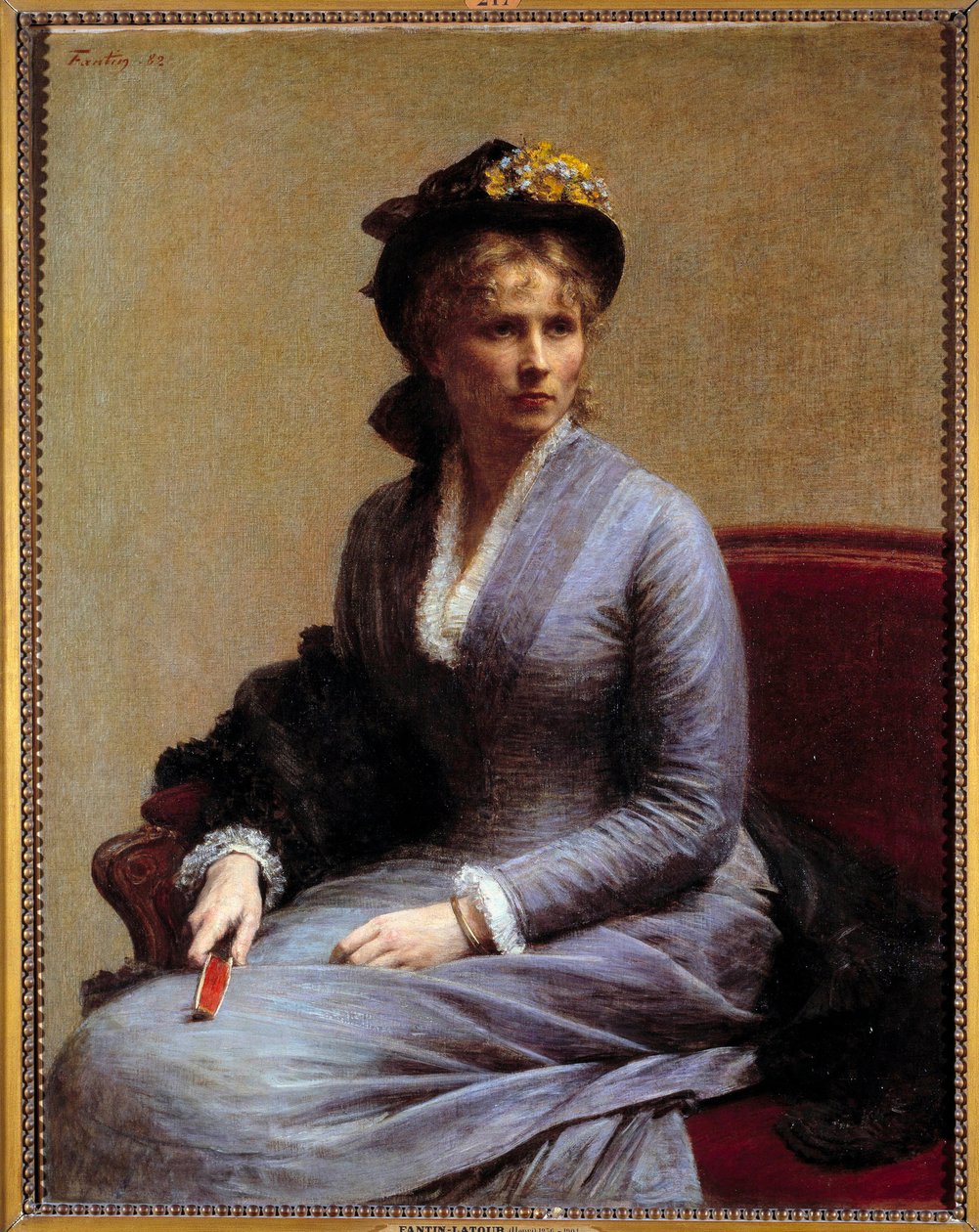 Portrait of Charlotte Dubourg by Ignace Henri Jean Fantin Latour