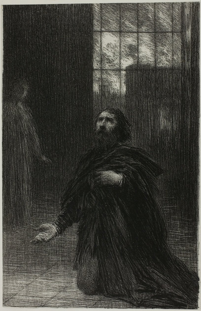 Rienzi, Act V: Rienzi's Prayer by Henri Fantin Latour