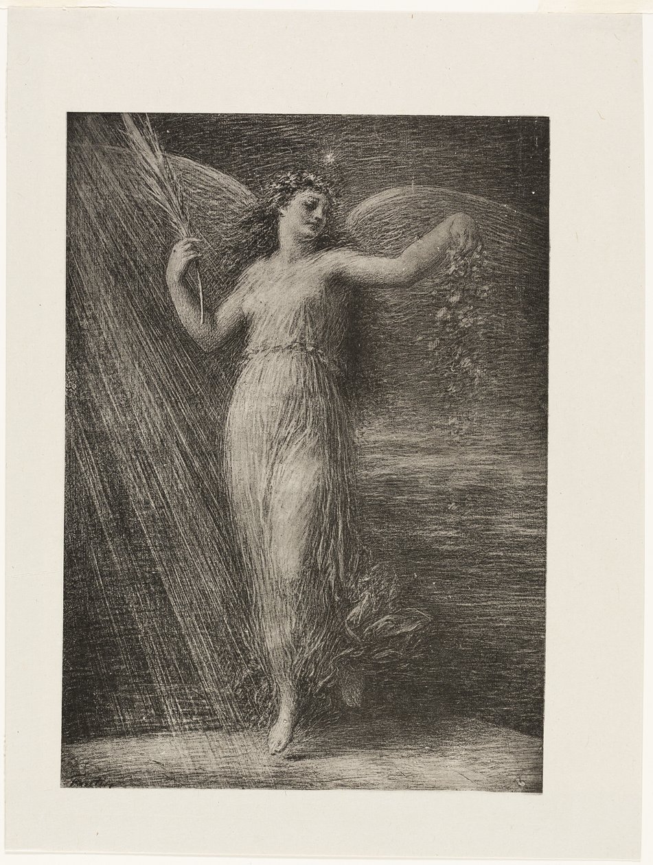Awakening by Ignace Henri Jean Fantin Latour