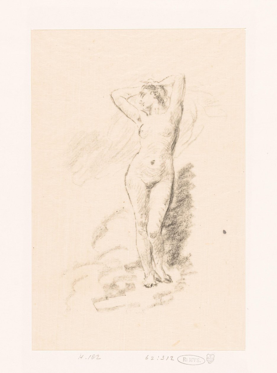 Study of a Standing Naked Woman by Ignace Henri Jean Fantin Latour