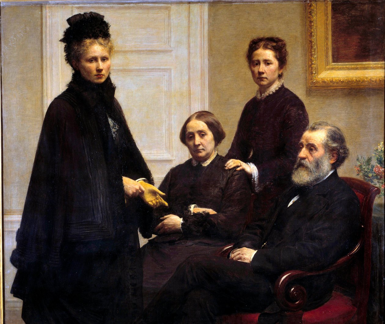The Dubourg family by Ignace Henri Jean Fantin-Latour
