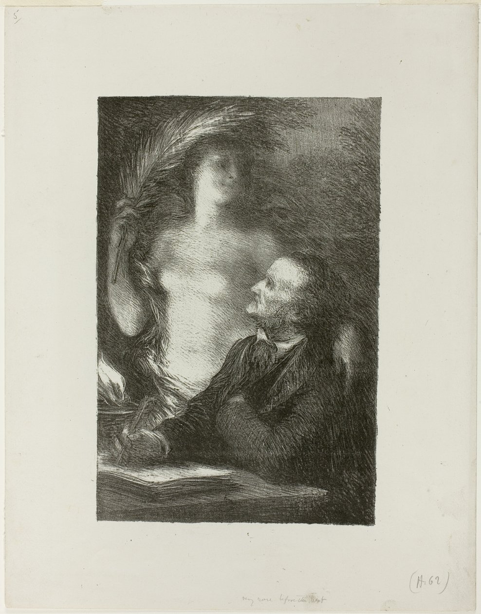 The Muse by Ignace Henri Jean Fantin Latour