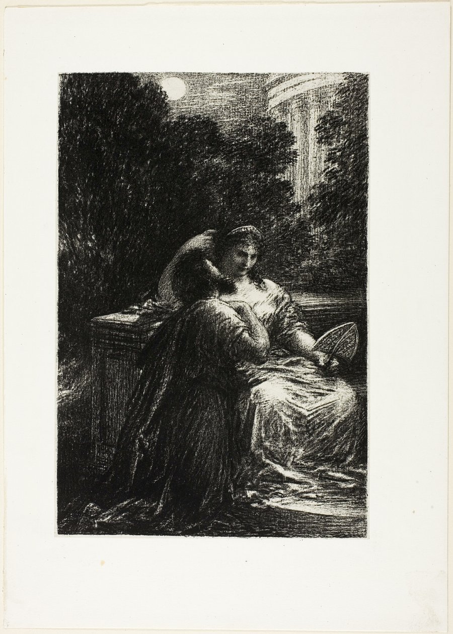 The Trojans at Carthage: Act III, Love Duet by Ignace Henri Jean Fantin Latour