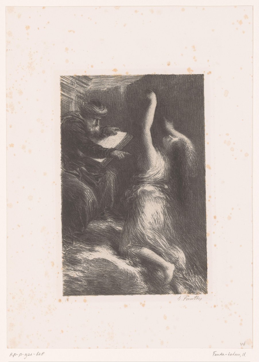 Wizard Klingsor summons Kundry by Ignace Henri Jean Fantin Latour