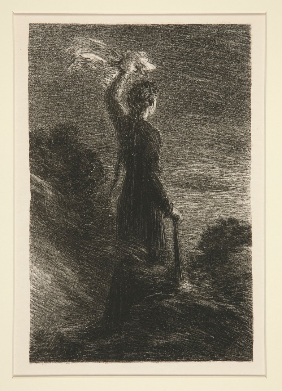 Tristan and Isolde: Act II, Signal in the Night by Ignace Henri Jean Fantin Latour