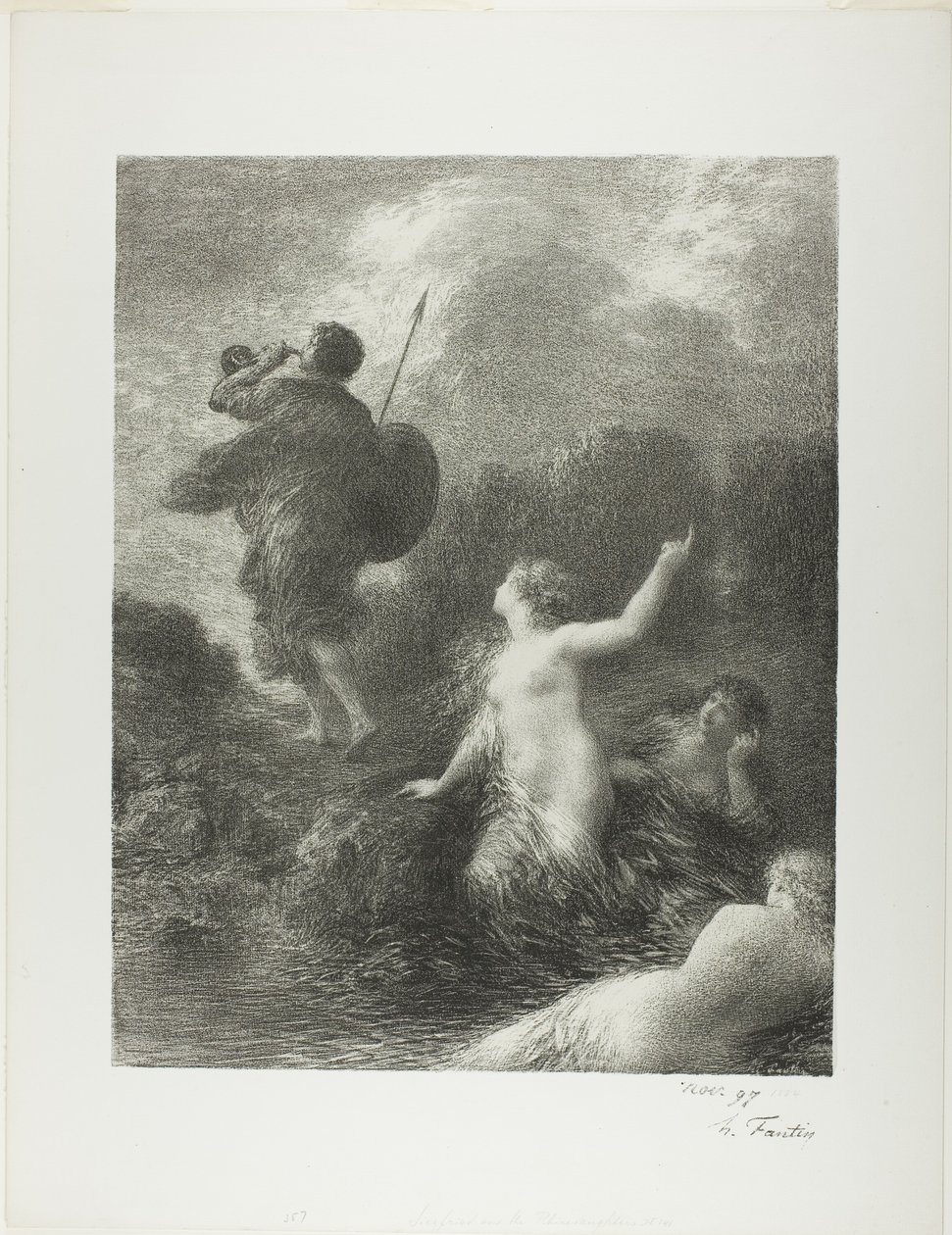 Twilight of the Gods: Siegfried and the Rhine Maidens by Ignace Henri Jean Fantin Latour