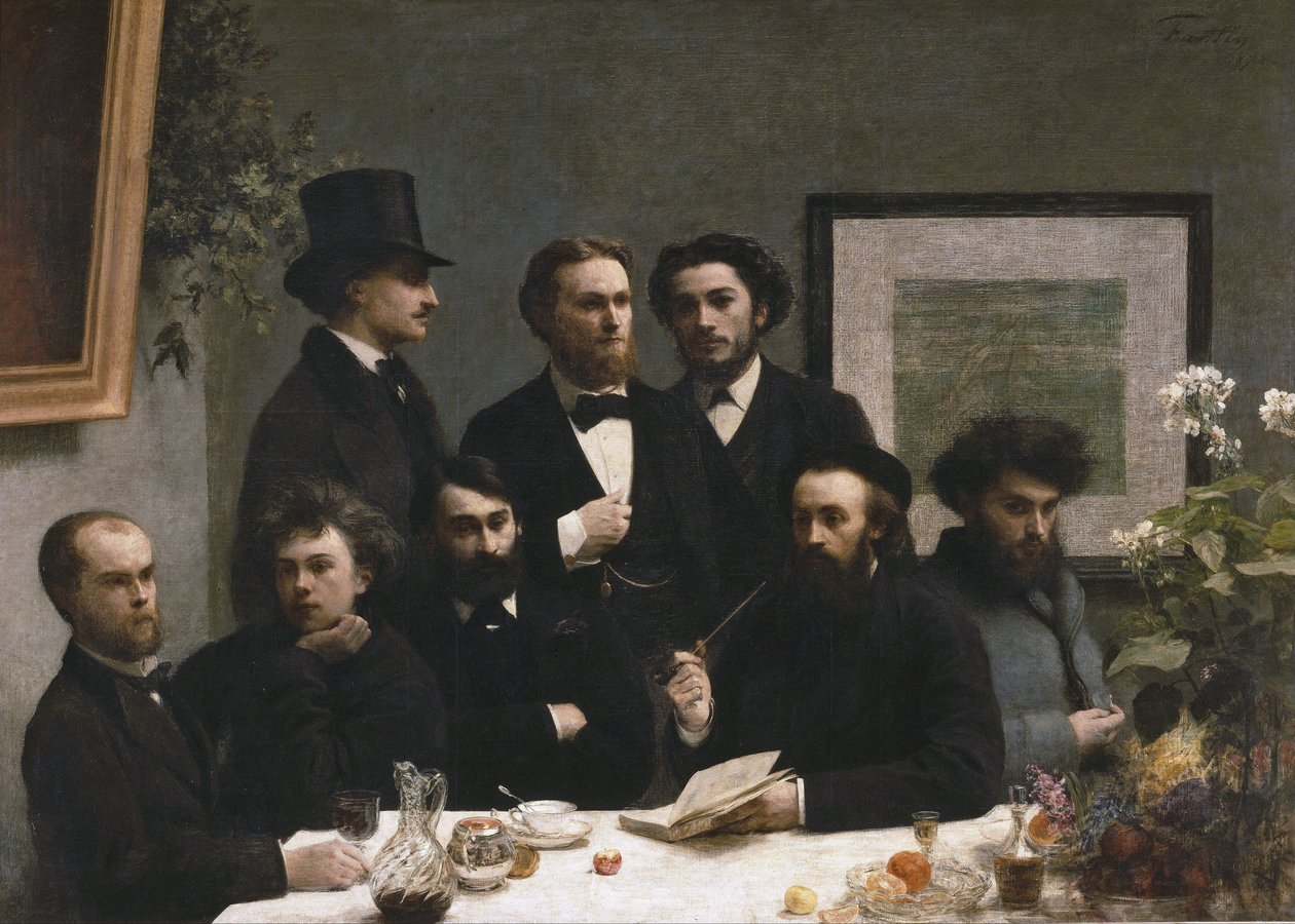 A Corner of the Table by Henri Fantin Latour