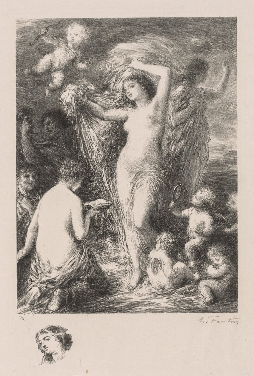 Venus Anadyomene by Ignace Henri Jean Fantin Latour