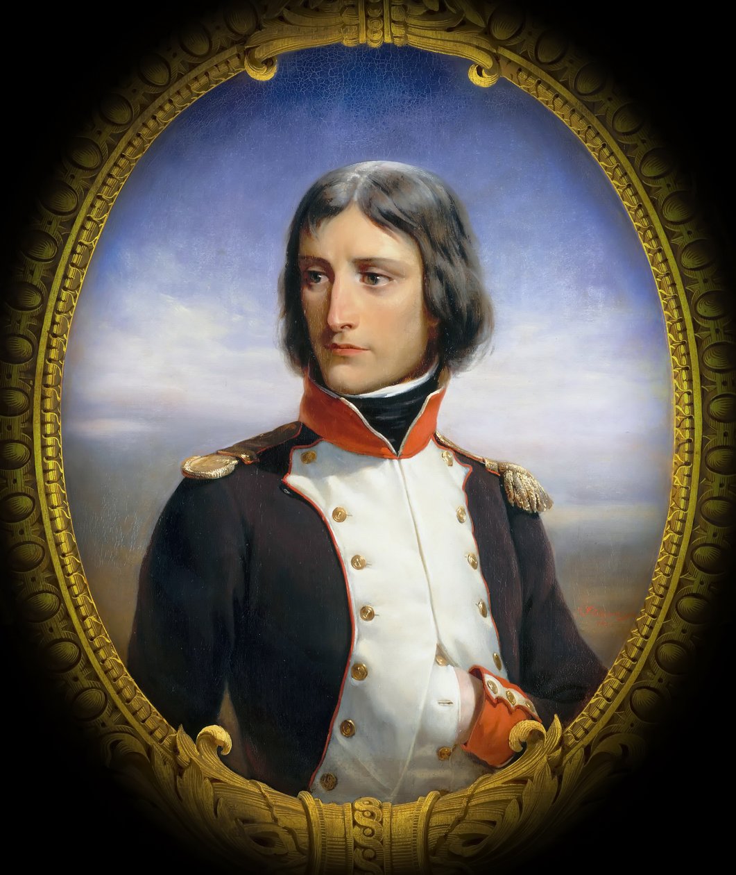 Napoleon Bonaparte as Lieutenant-Colonel of the 1st Battalion of Corsican Republican volunteers by Henri Felix Emmanuel Philippoteaux