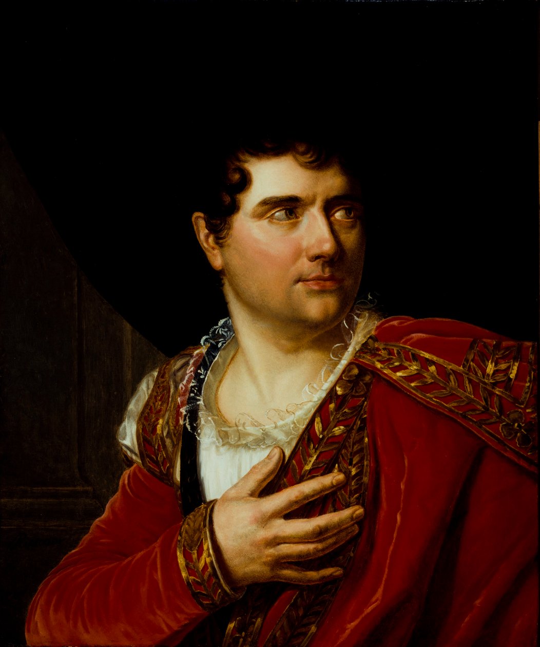 Portrait of Jean-Baptiste-Sauveur Gavaudan by Henri Françoiss Riesener