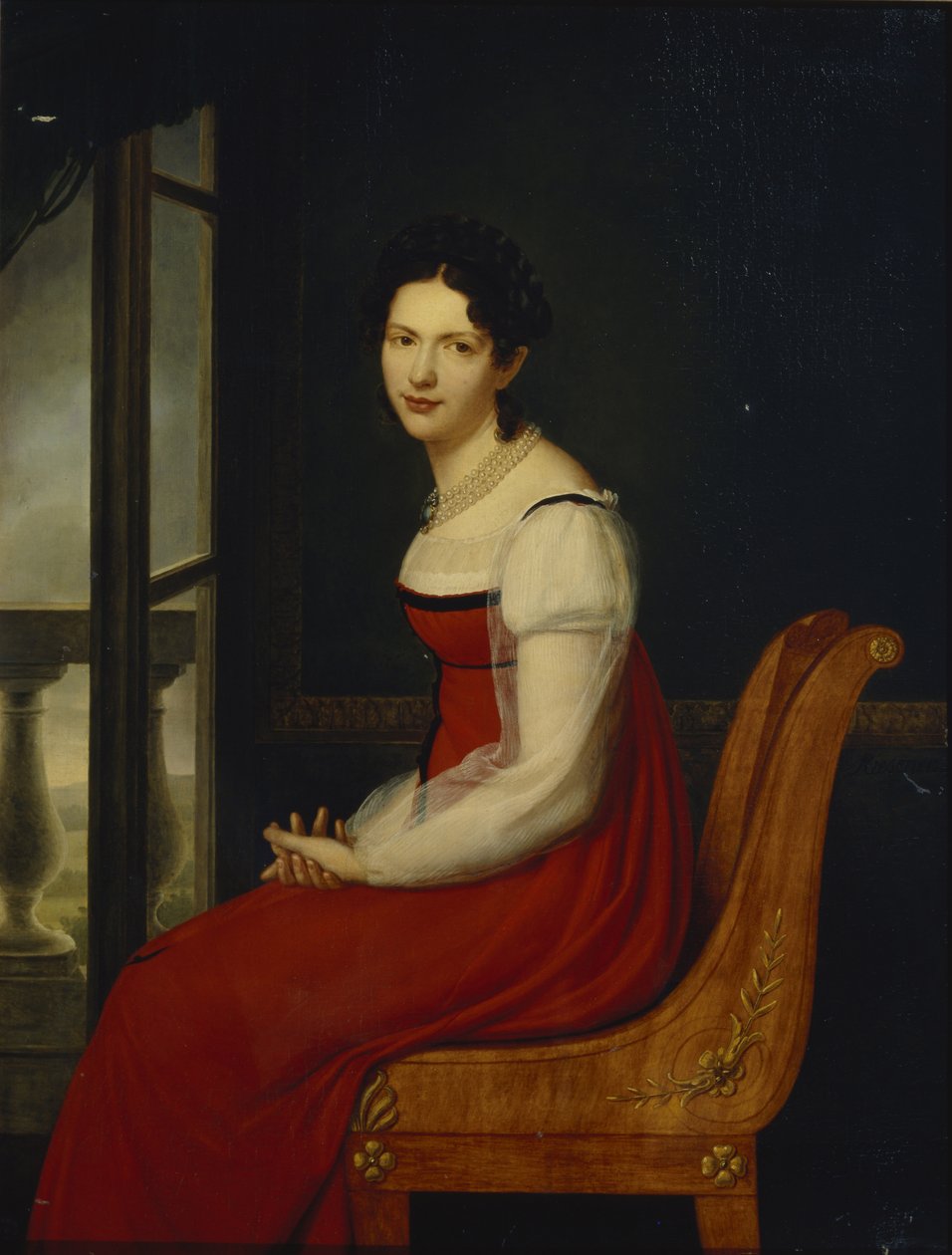 Portrait of Princess Varvara Sergeyevna Dolgorukova née Gagarina by Henri Françoiss Riesener