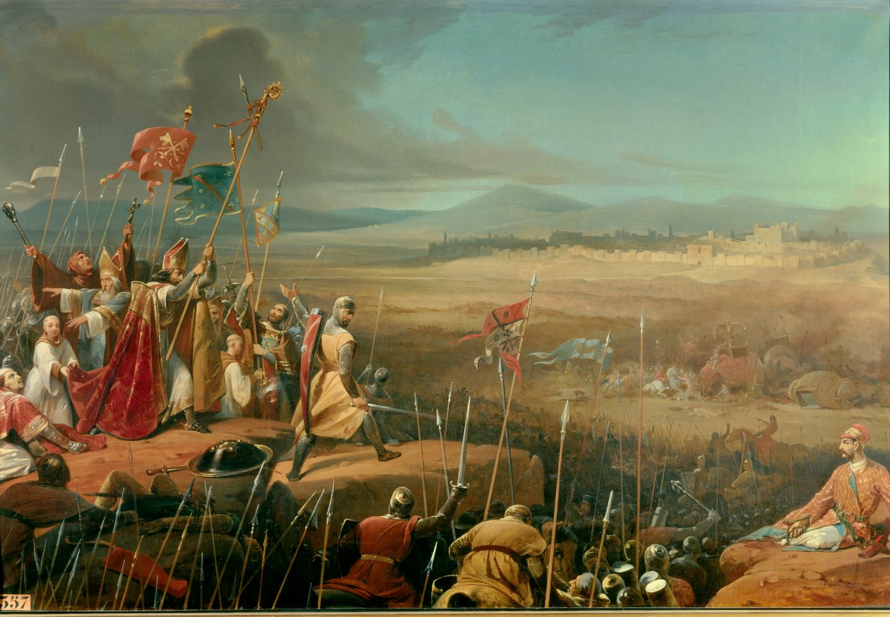 First Crusade: Battle Fought Under the Walls of Antioch by Henri Frederic Schopin