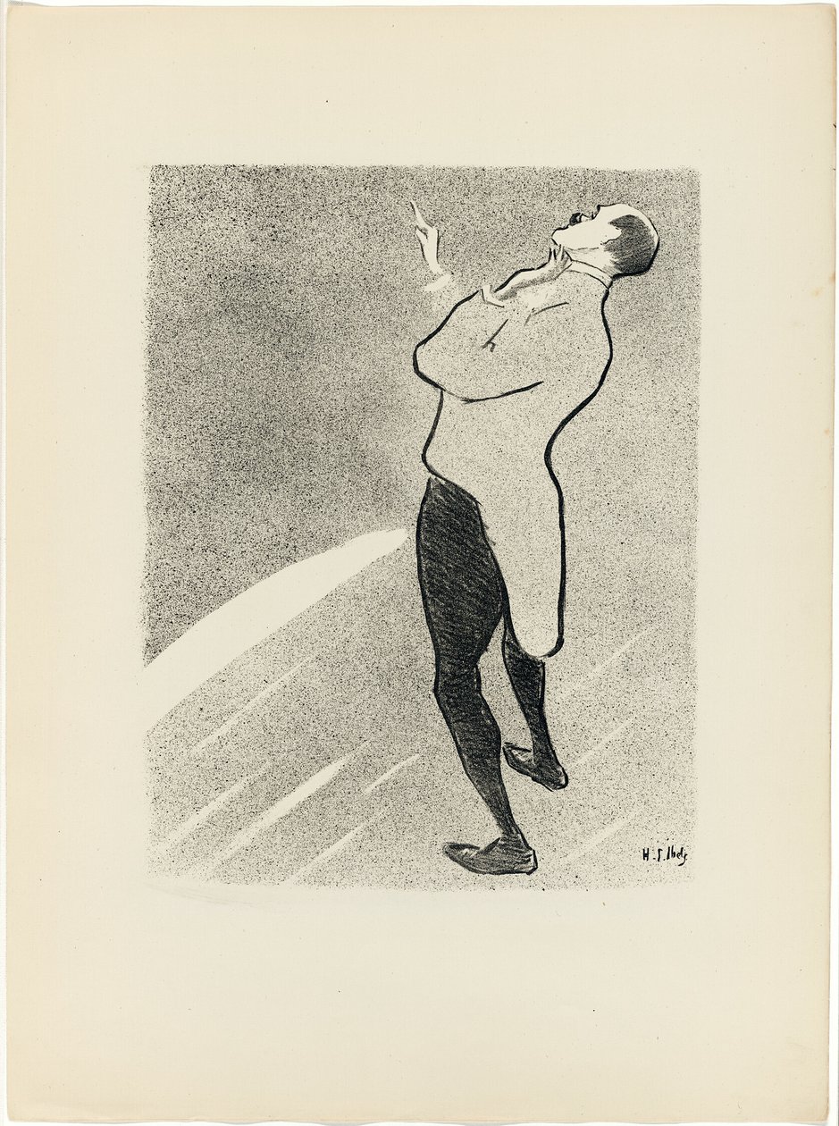Kam-Hill, from Le Café-Concert by Henri Gabriel Ibels
