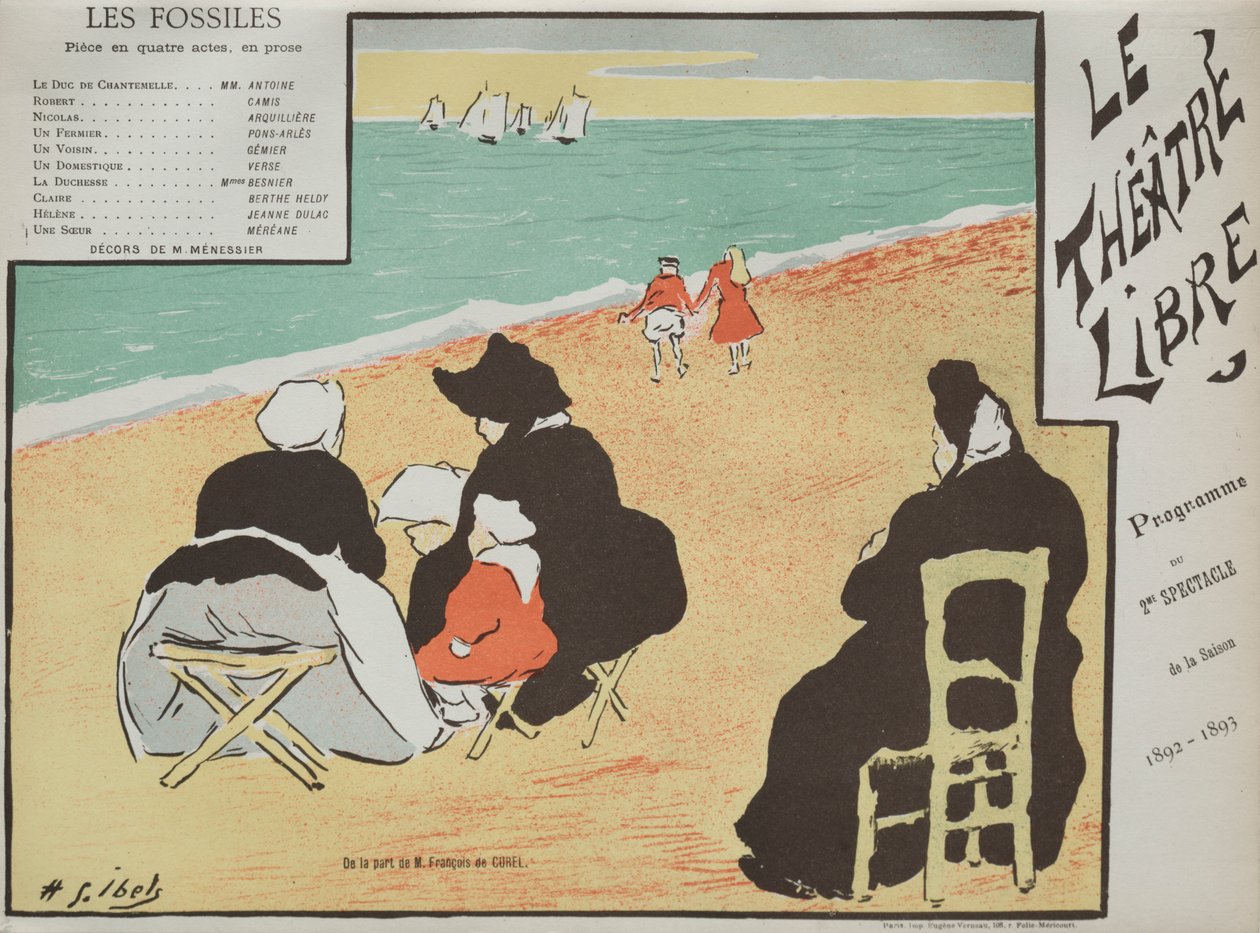 Les Fossiles (Program from Théâtre Libre) by Henri Gabriel Ibels