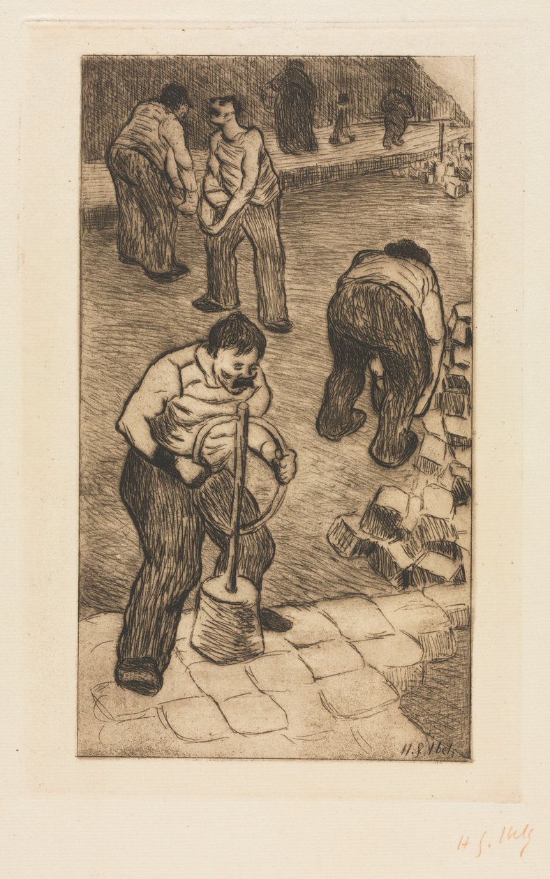 The Street Pavers by Henri Gabriel Ibels
