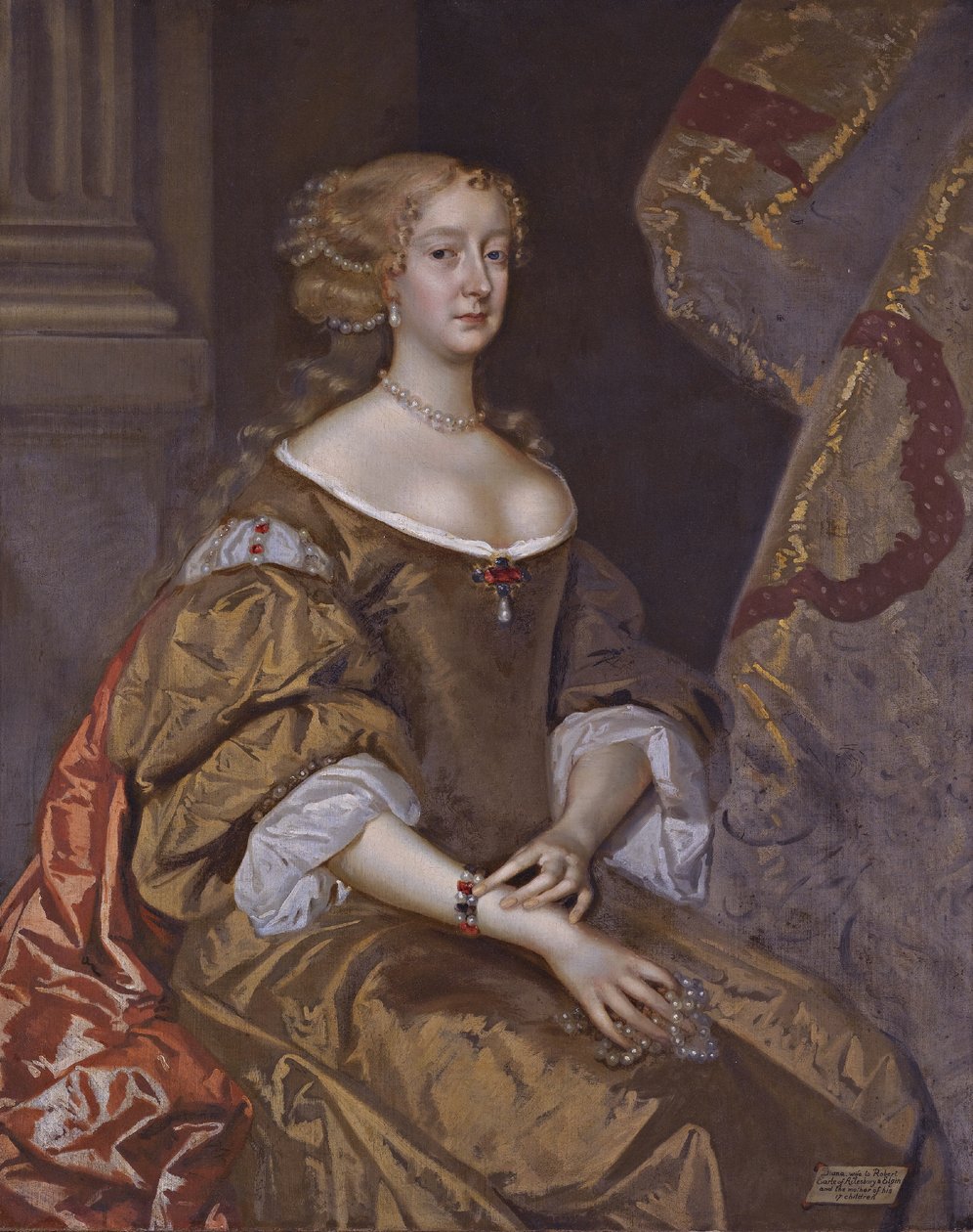 Diana, Countess of Ailsbury (ca 1631 - 1689) by Henri Gascar