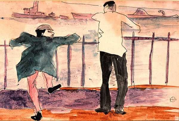 The Sea Front by Henri Gaudier Brzeska