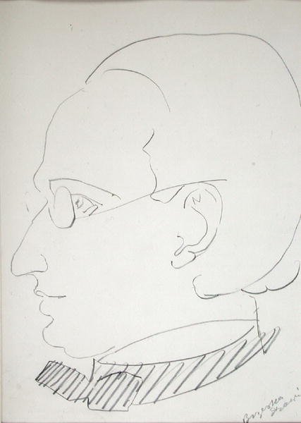 Alfred Wolmark by Henri Gaudier Brzeska