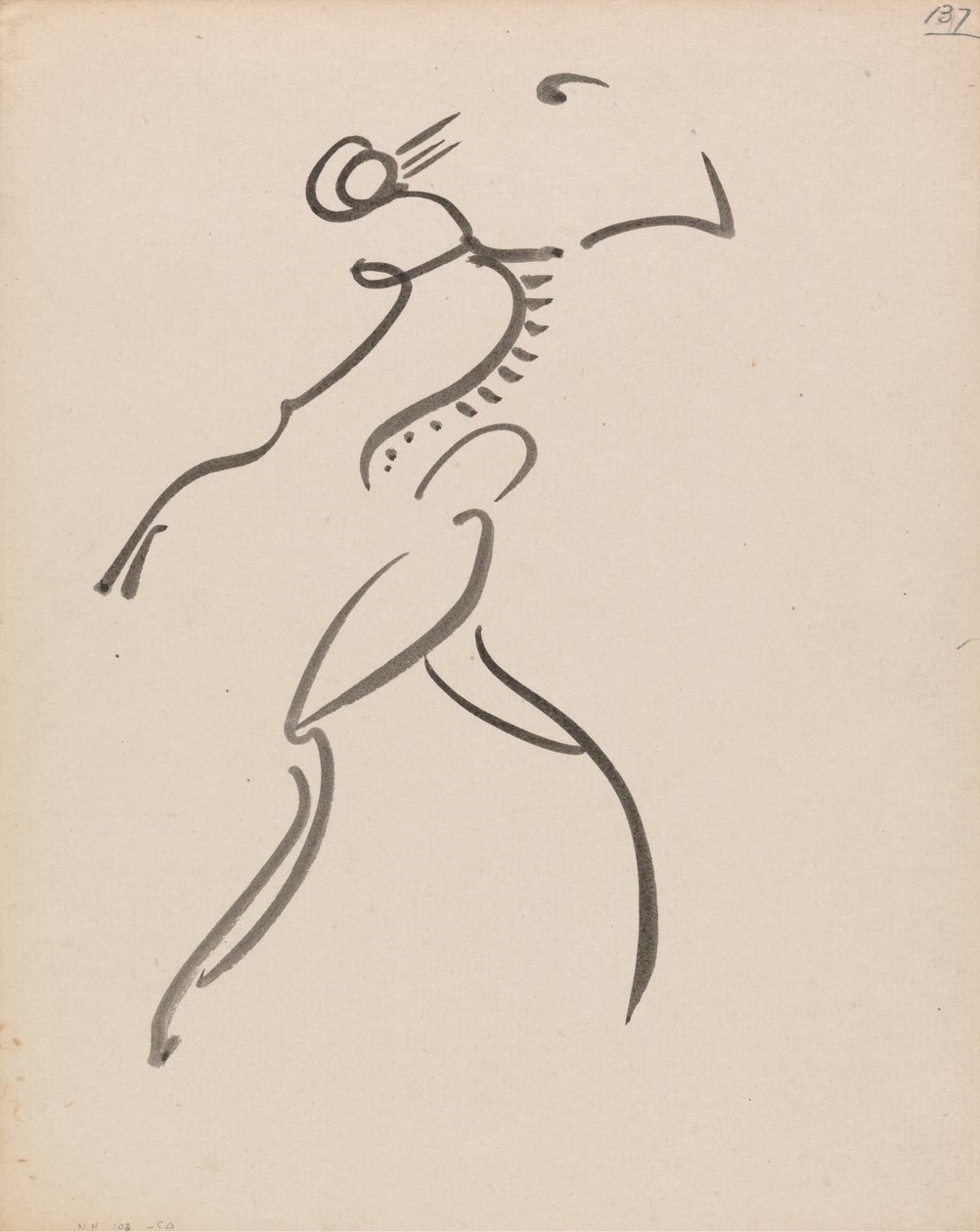 Dancing Figure, in Profile by Henri Gaudier Brzeska
