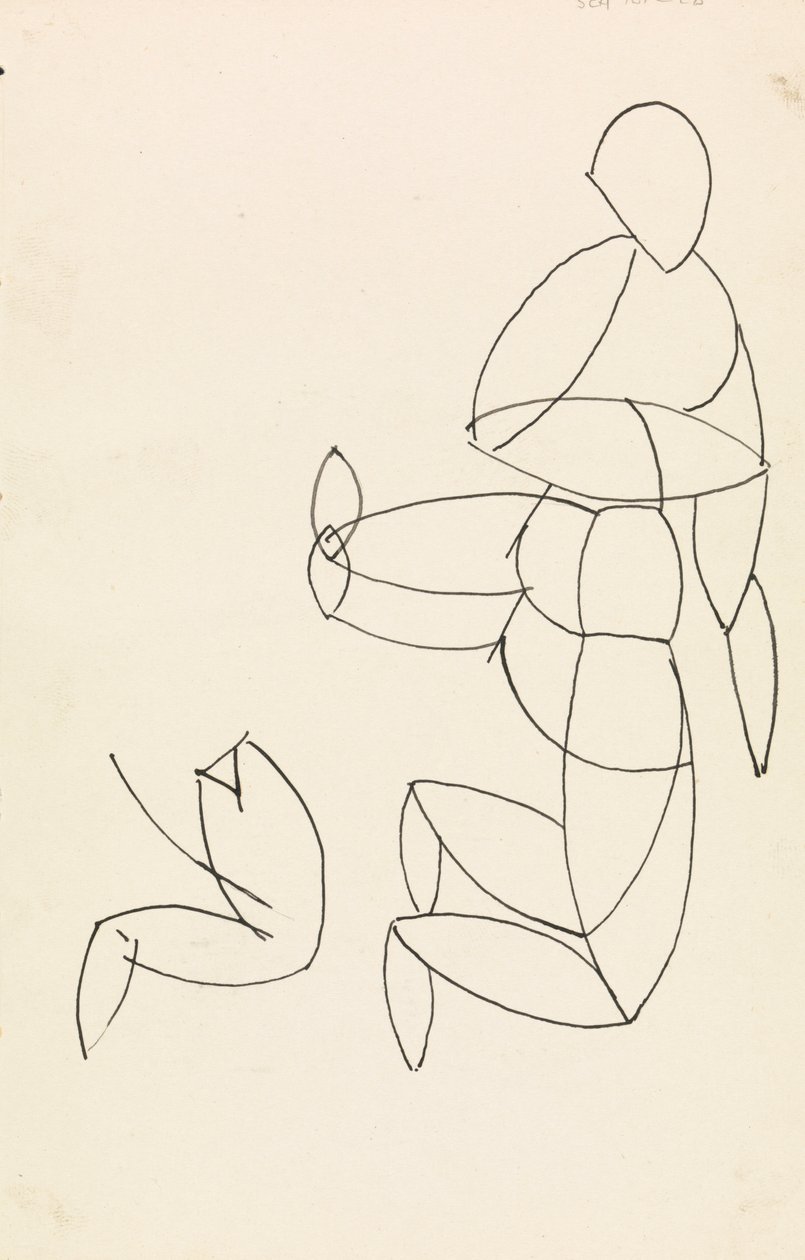 Figure Study by Henri Gaudier Brzeska
