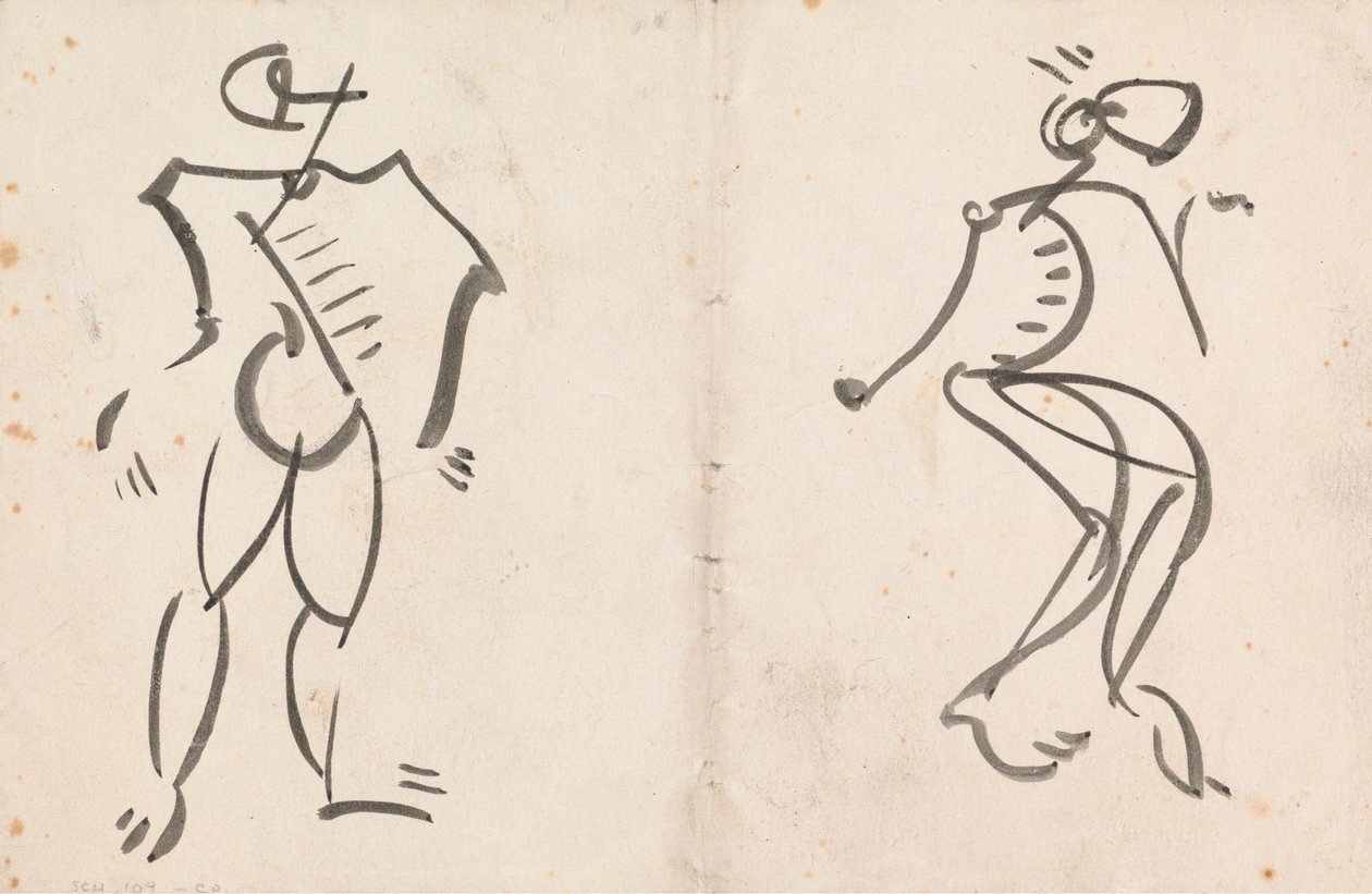 Five Studies for a Sculpture by Henri Gaudier Brzeska