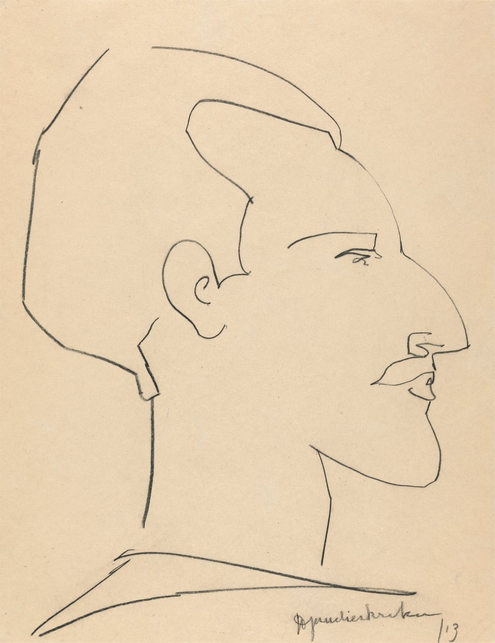 Horace Brodsky by Henri Gaudier Brzeska