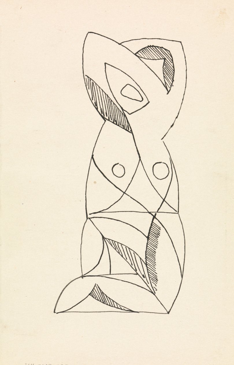 Kneeling Female Figure by Henri Gaudier Brzeska