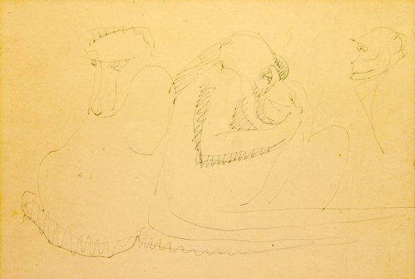Three Monkeys by Henri Gaudier Brzeska