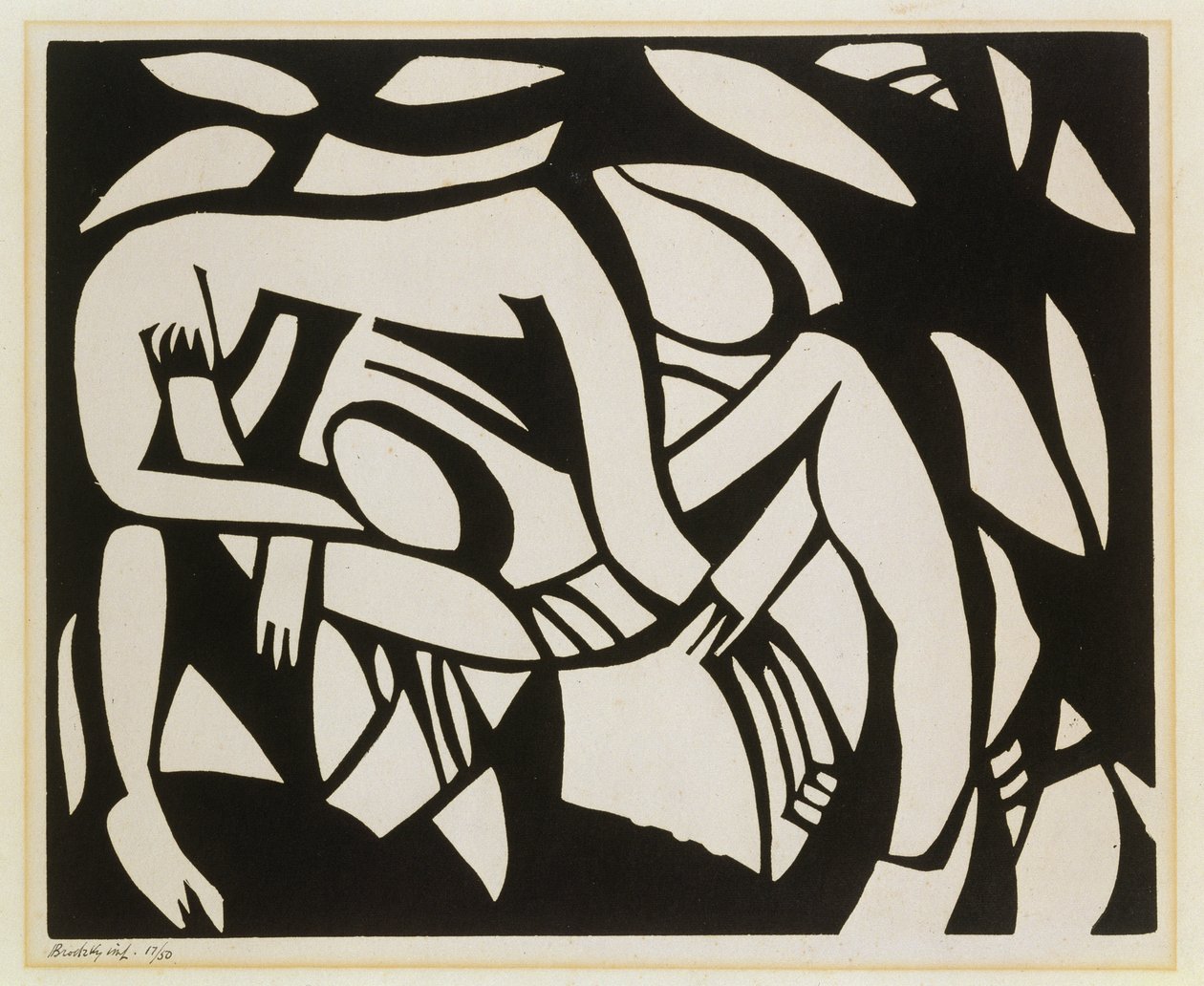 Wrestlers by Henri Gaudier-Brzeska