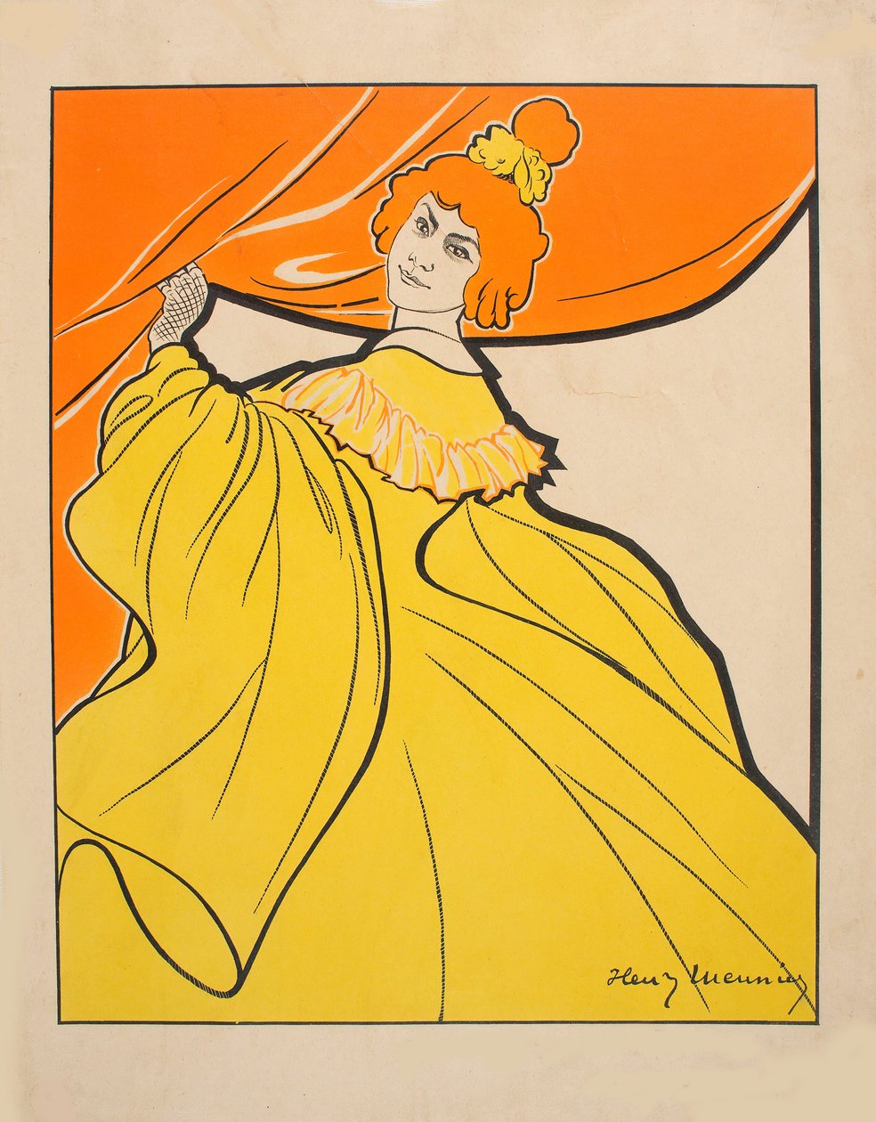 Odette Dulac, c. 1900 by Henri Georges Meunier