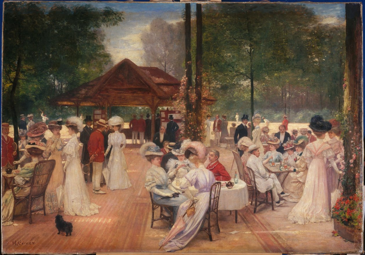 The Circle of the Île de Puteaux, circa 1907 by Henri Gervex