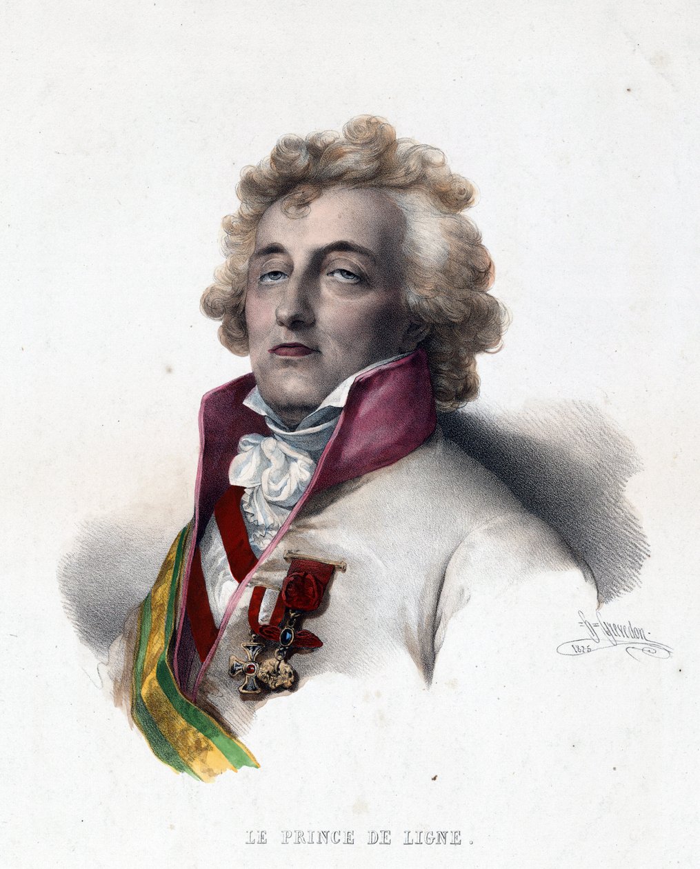 Portrait of Charles-Joseph, Prince de Ligne by Henri Grevedon