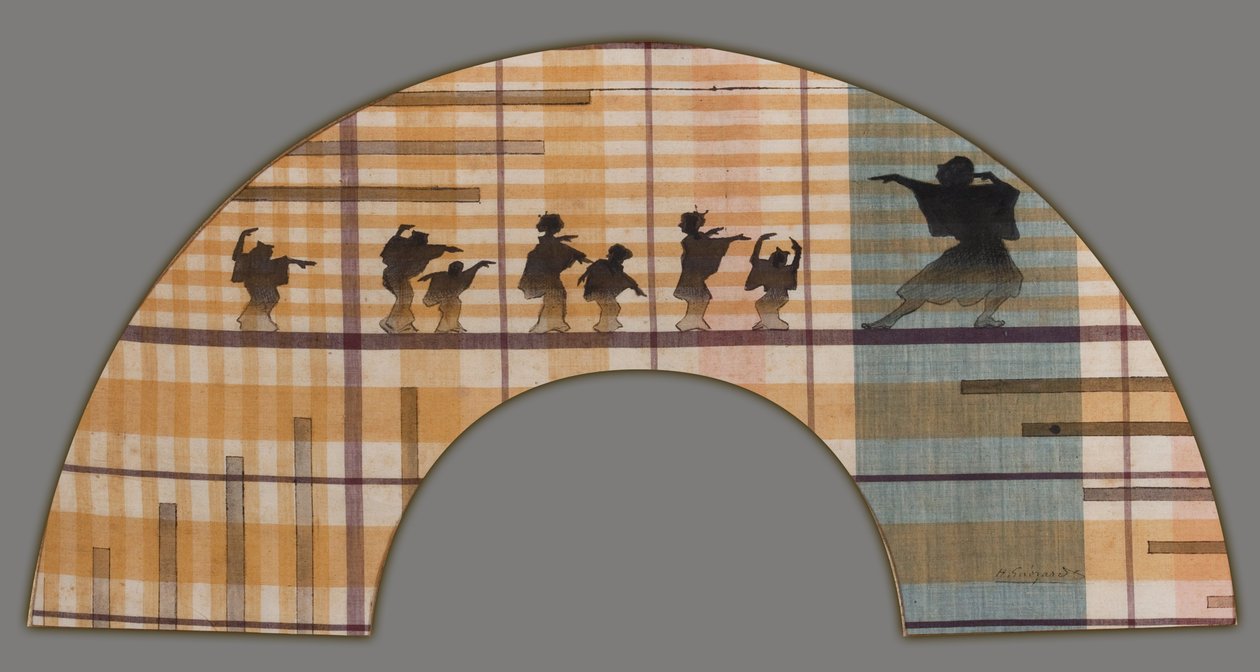 Shadow Theater Fan by Henri Guérard