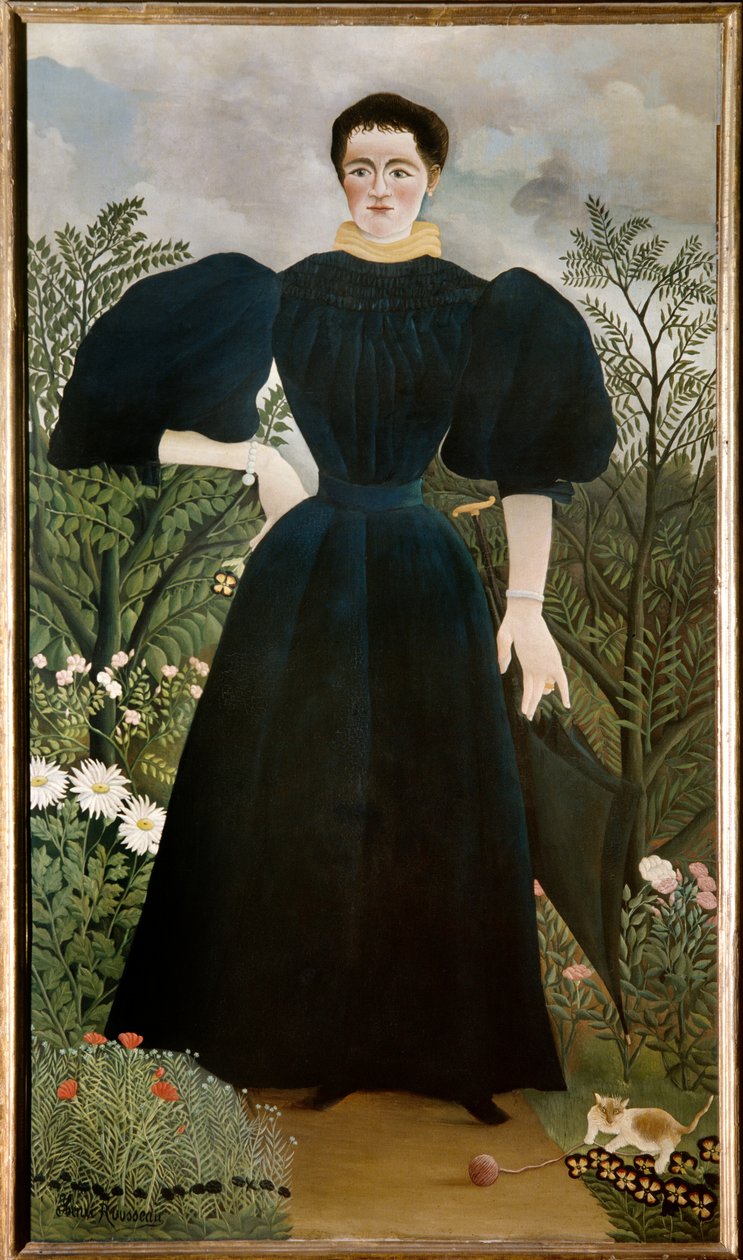 Madame M by Henri J.F. (1844-1910) Rousseau
