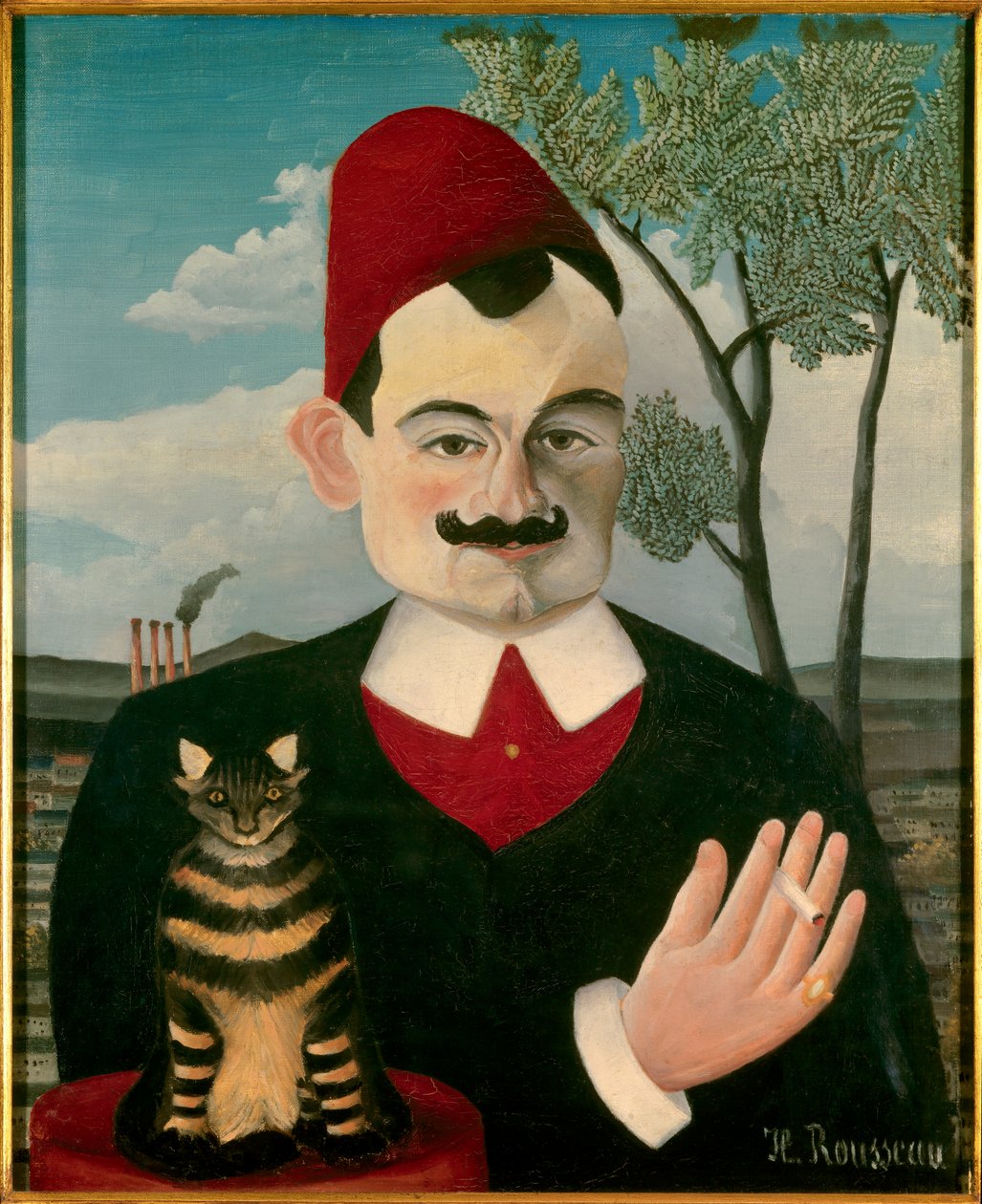 Portrait of Pierre Loti by Henri J.F. Rousseau