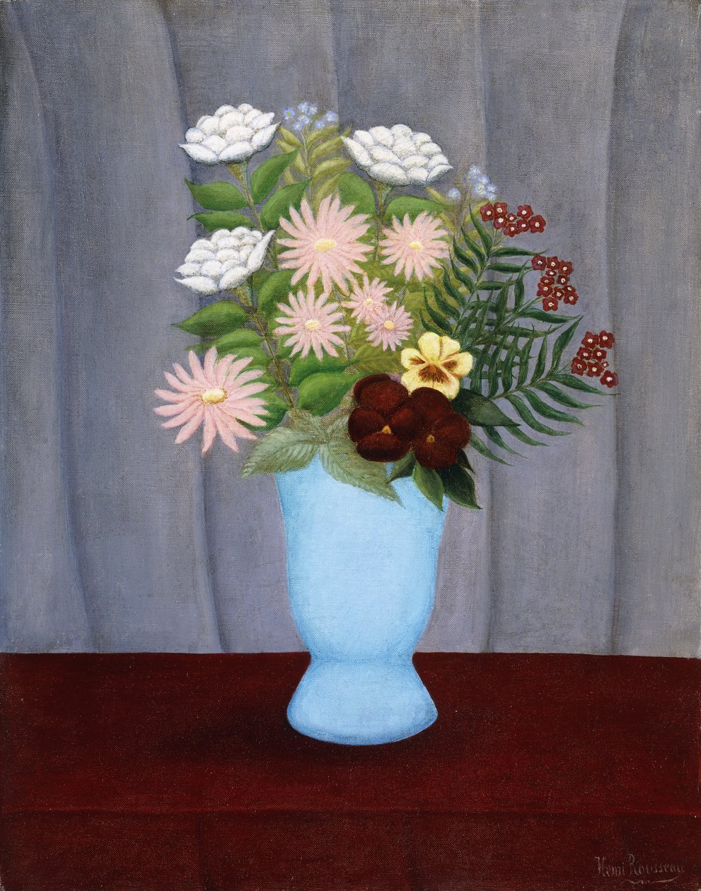 Garden Flowers, c.1909-10 by Henri J.F. Rousseau