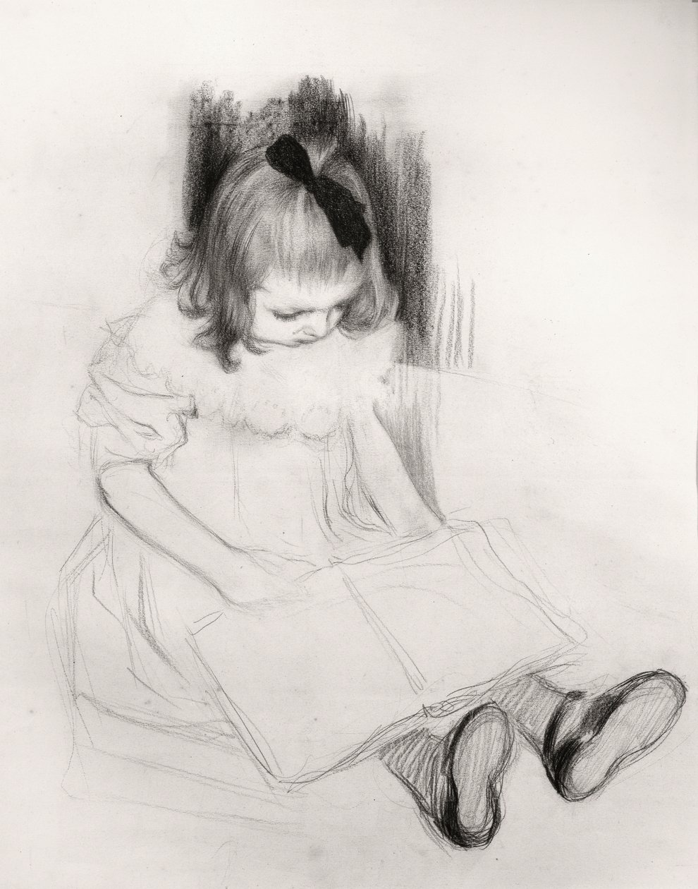 Girl Reading by Henri Jacques Edouard Evenepoel