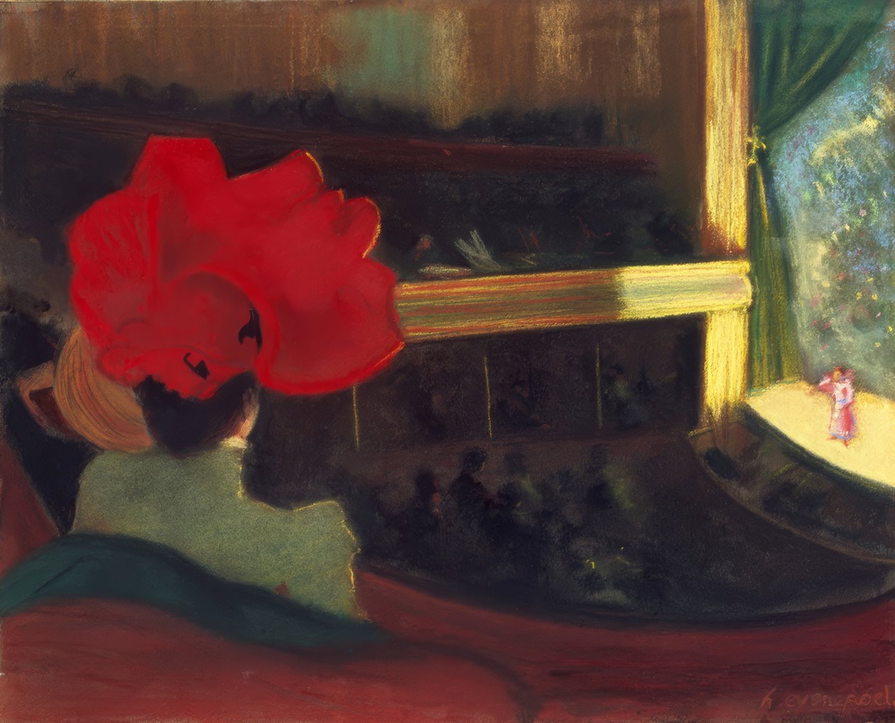 H.Evenepoel, The Folies Bergere by Henri Jacques Edouard Evenepoel