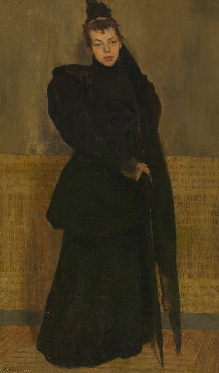 Louise in Mourning by Henri Jacques Edouard Evenepoel