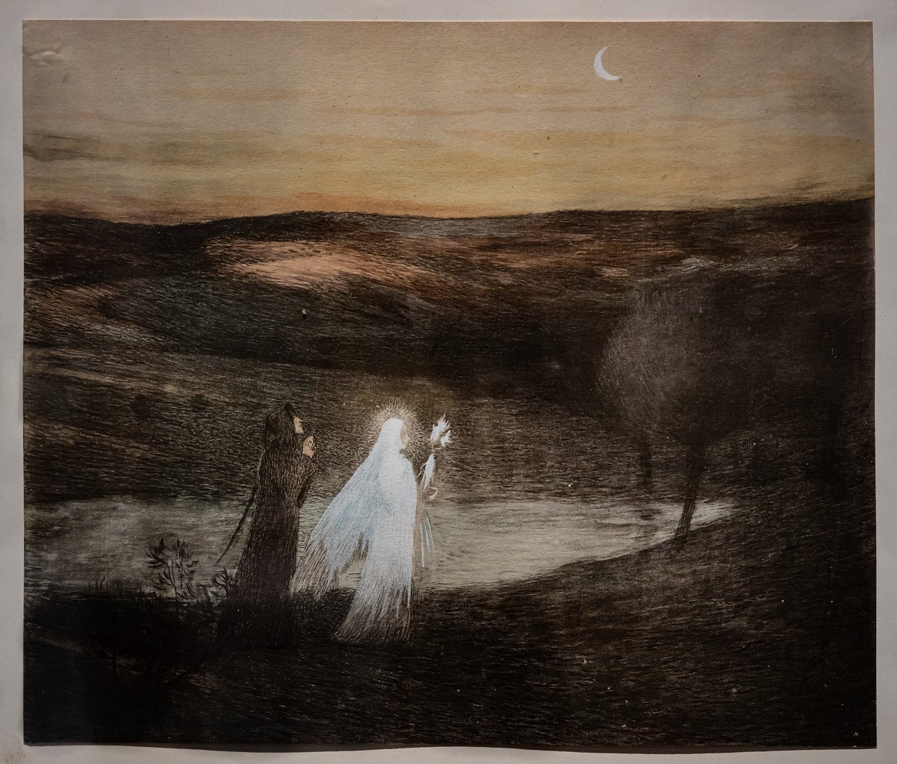 Dante meeting Beatrice by Henri Jean Guillaume Martin