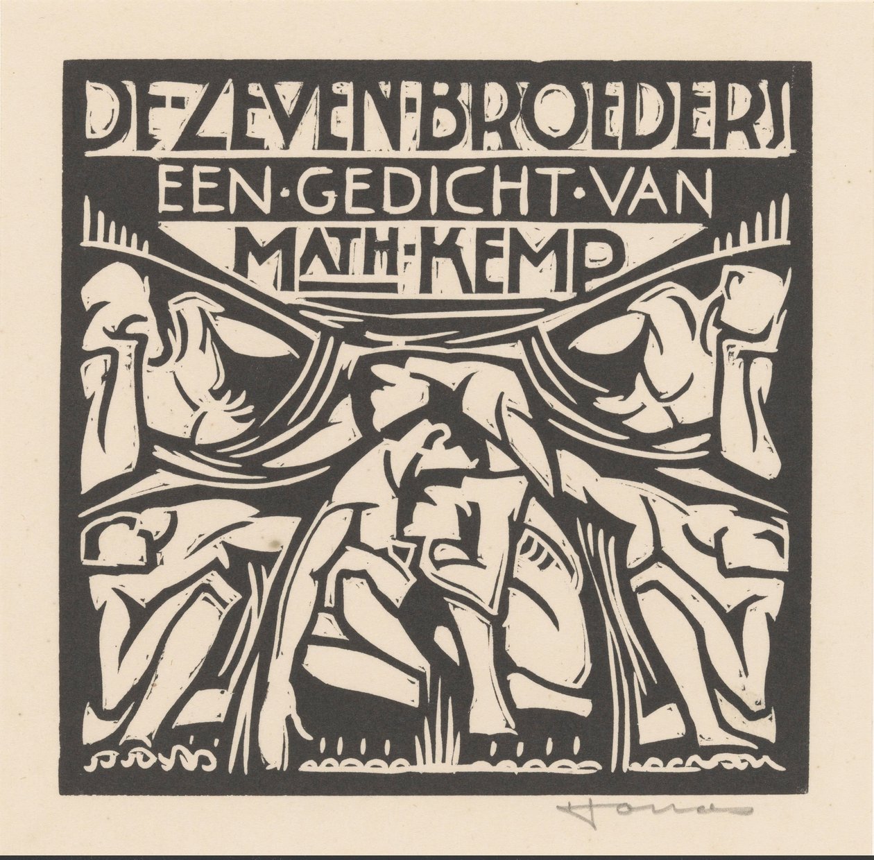 The Seven Brothers by Henri Jonas (signed by artist)